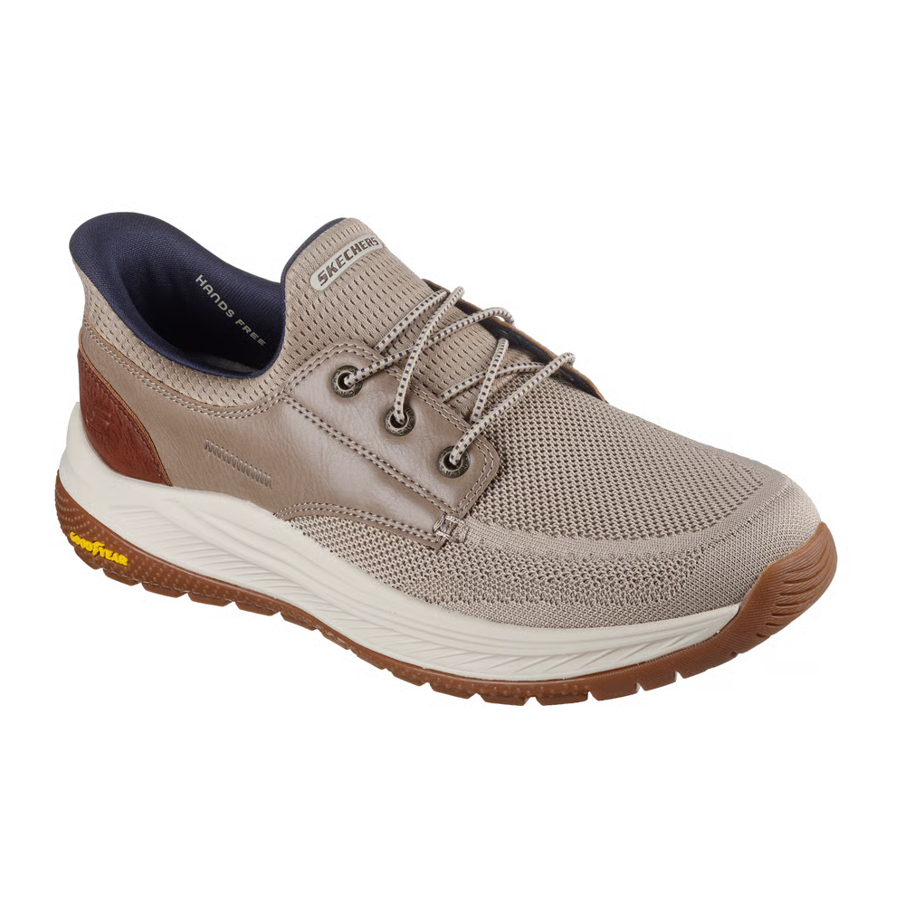 Skechers Meroe Aldean Men’s Casual Slip-On Comfort Shoes - Taupe