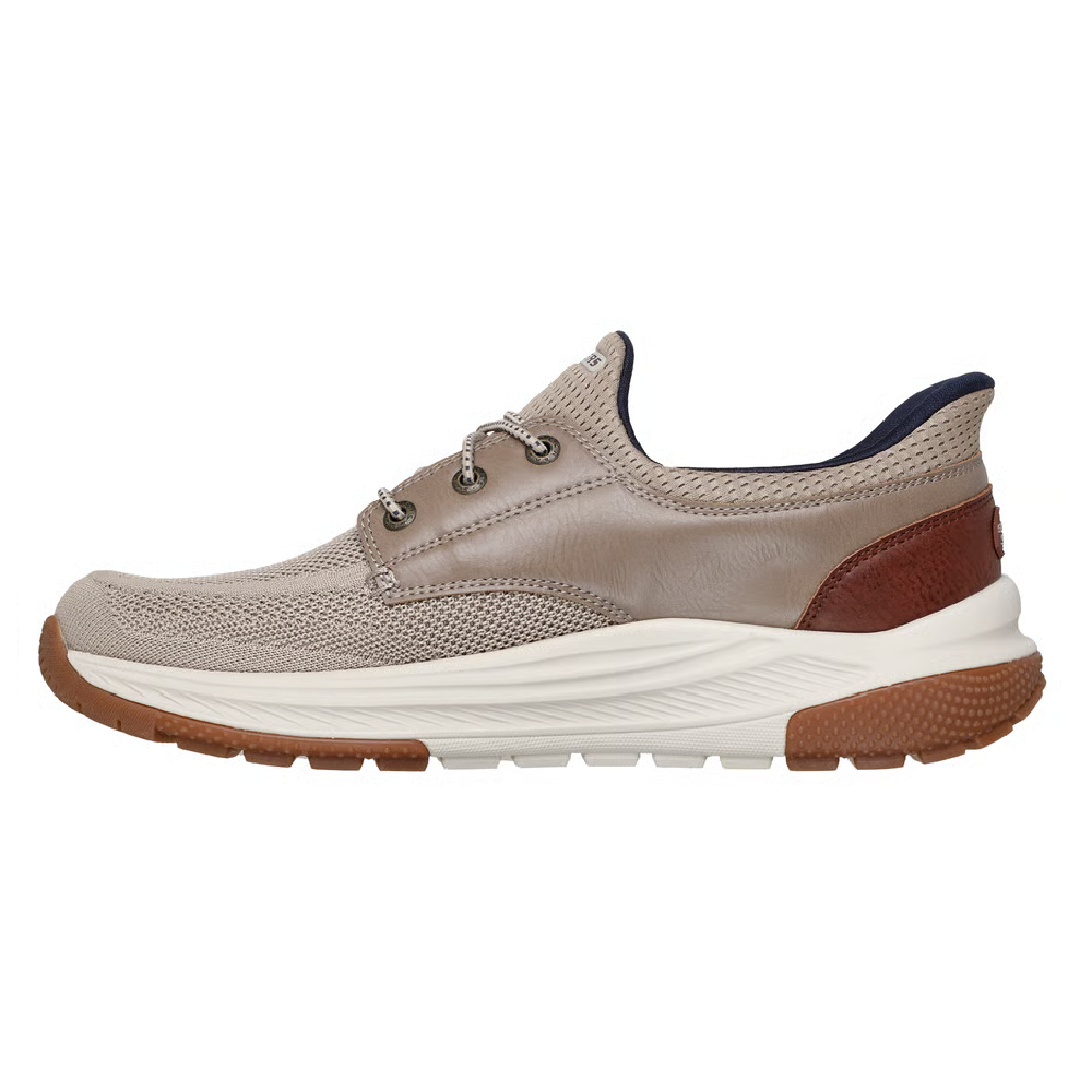 Skechers Meroe Aldean Men’s Casual Slip-On Comfort Shoes - Taupe
