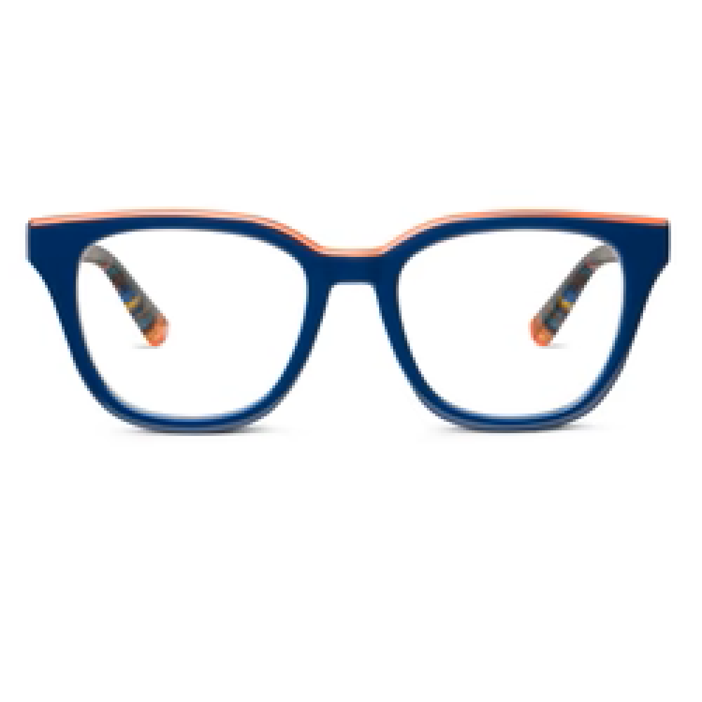 Peepers Trapeze Blue-Light Readers - Navy