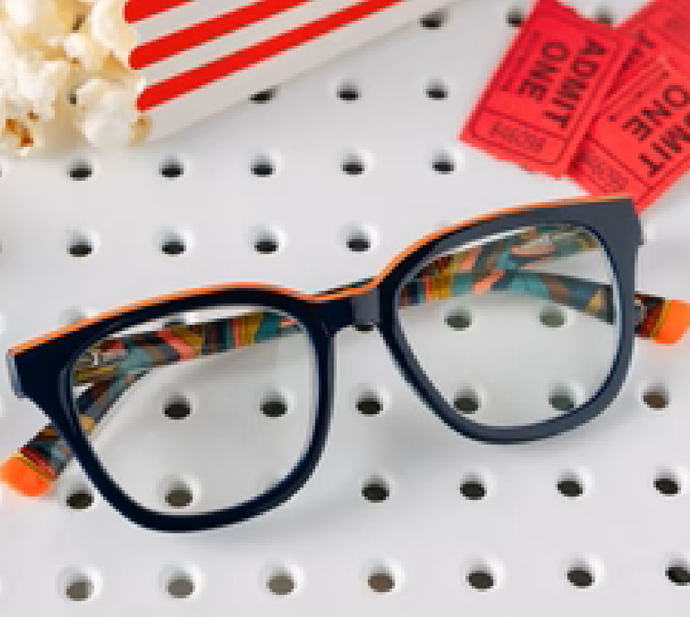 Peepers Trapeze Blue-Light Readers - Navy