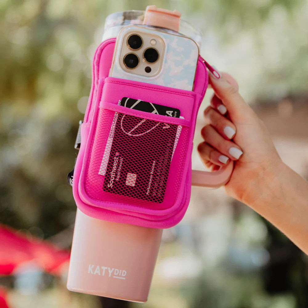 Katydid Hot Pink Tumbler Fanny Pack