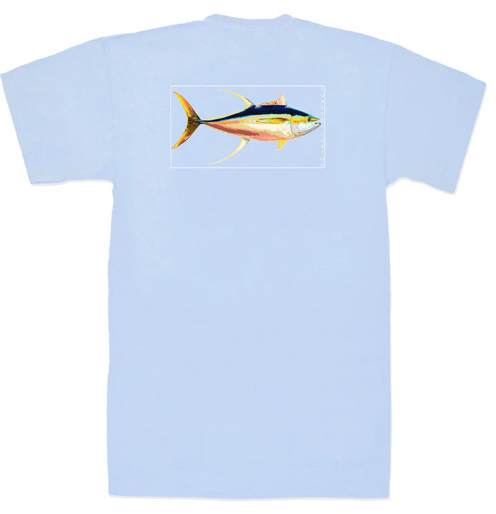 Coastal Cotton Men's Tuna Tee - Cobalt