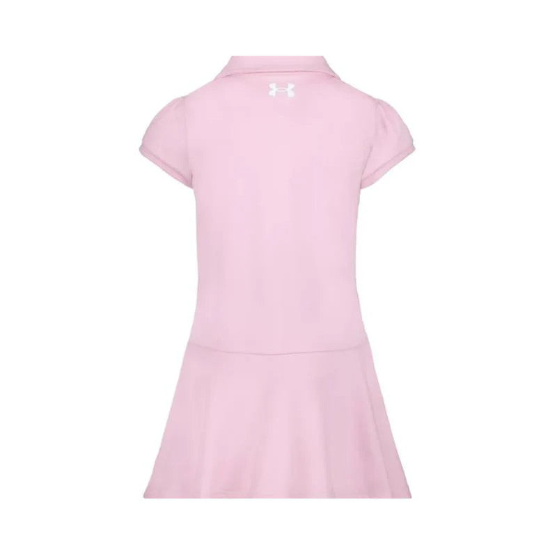 Under Armour Girls Polo Dress - Pink Dawn