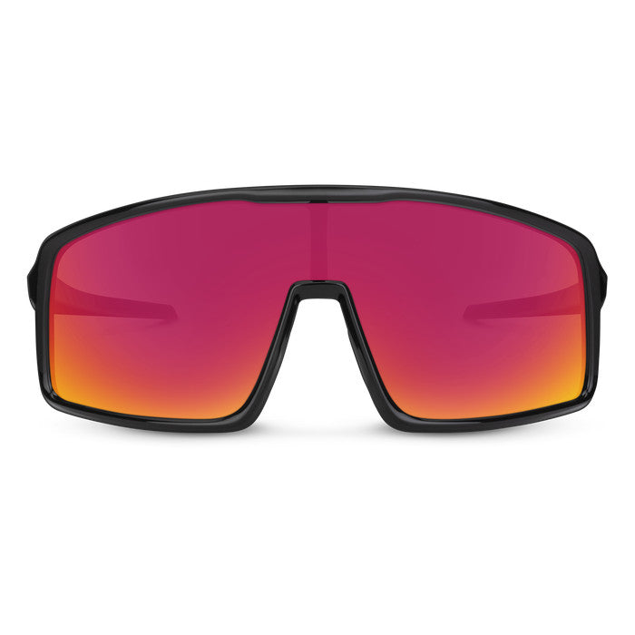 Suncloud Upshot Polarized Sunglasses – Black/Polarized Red Mirror Lens