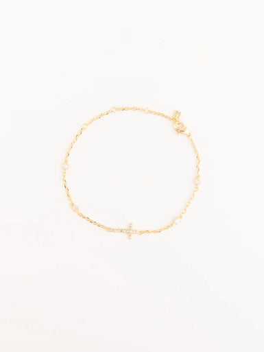 Michelle McDowell Clara Cross Bracelet
