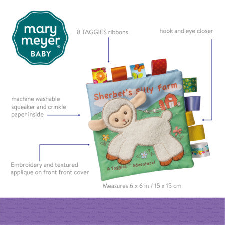 Mary Meyer Taggies Sherbet Lamb Soft Book