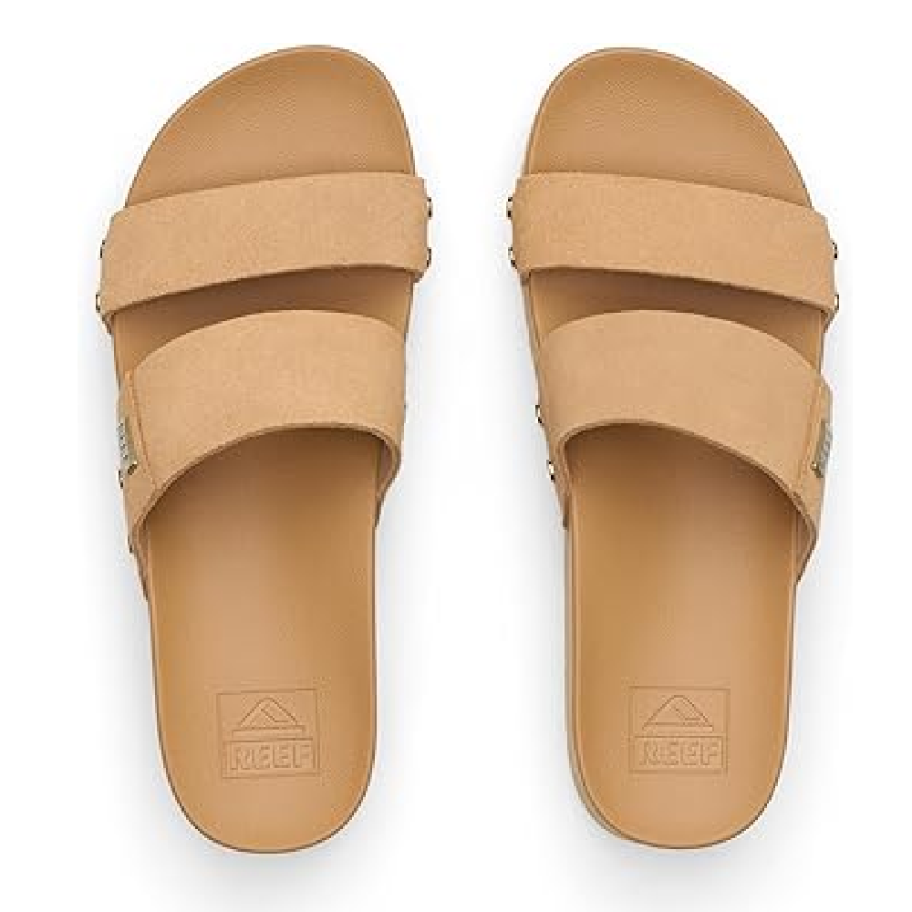 Reef Vista Higher Cleo Tan Suede Women's Platform Sandal