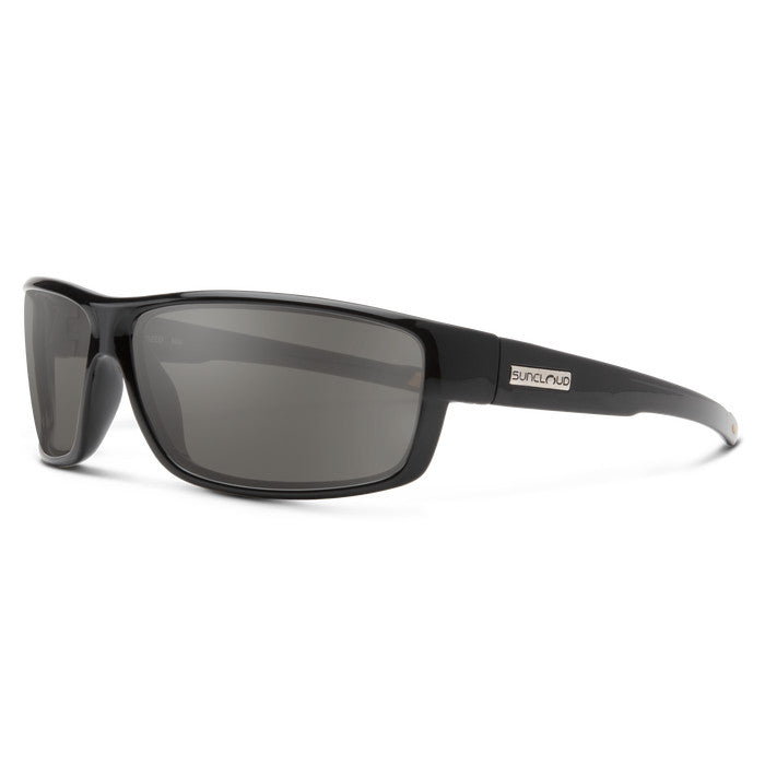 Suncloud Voucher Polarized Sunglasses – Black/Polarized Gray Lens