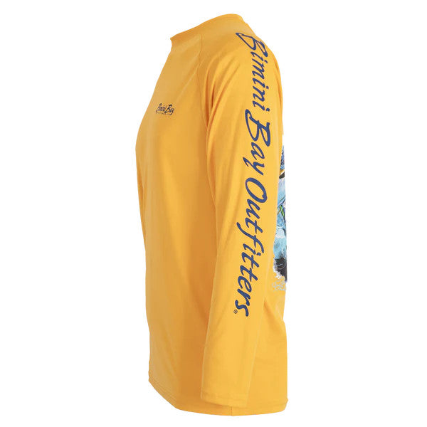 Bimini Bay Men's Hook M' Performance Long Sleeve - Marlin