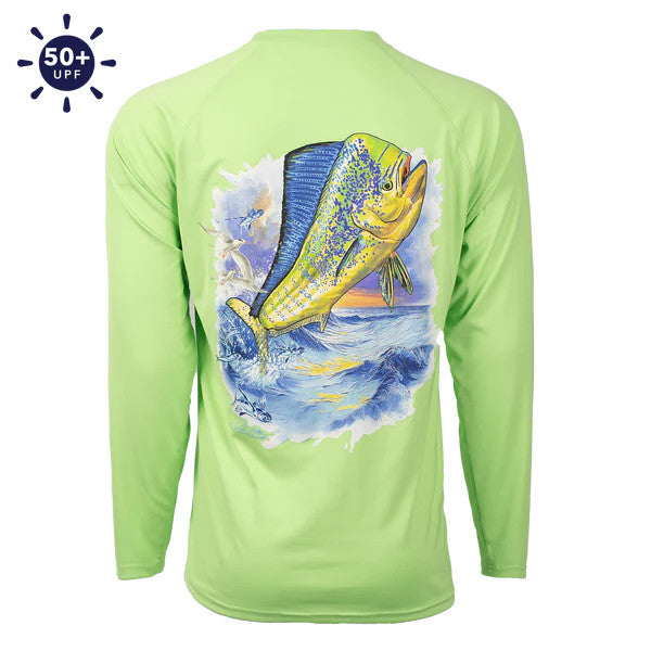 Bimini Bay Men's Hook M' Performance Long Sleeve - Mahi