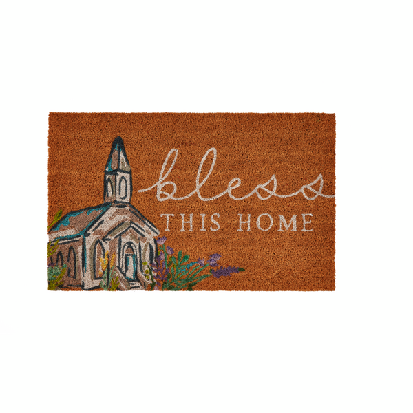Mud Pie Bless This Home Doormat