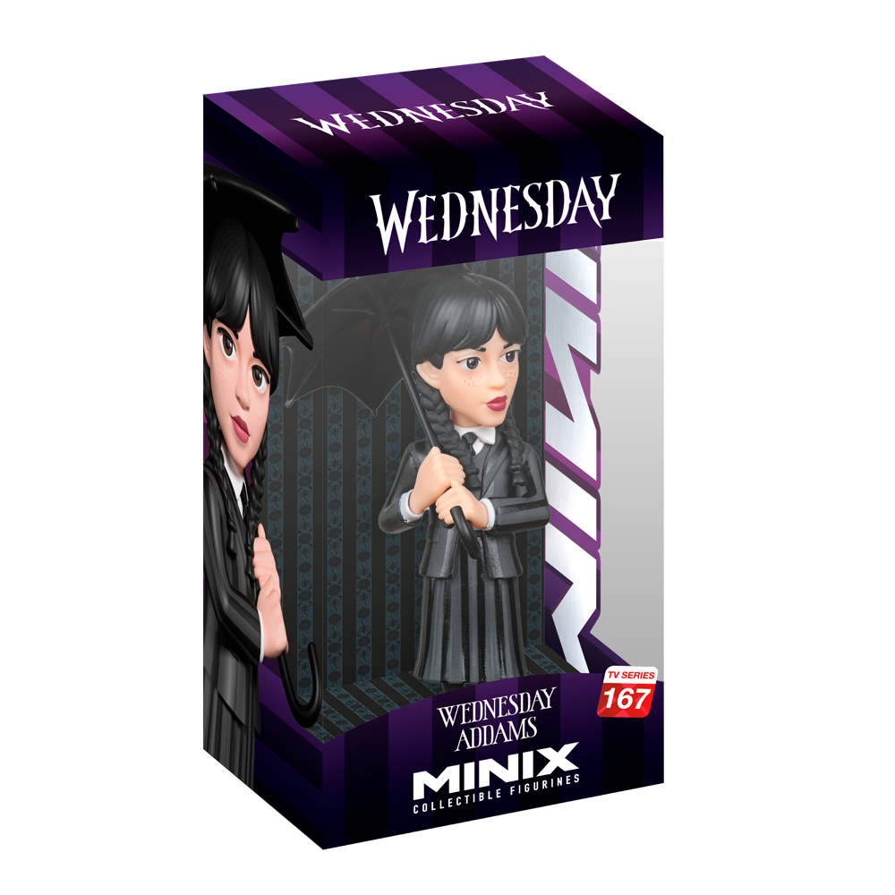 Minix Wednesday Series Collectible Figure - Wednesday Adams Umbrella
