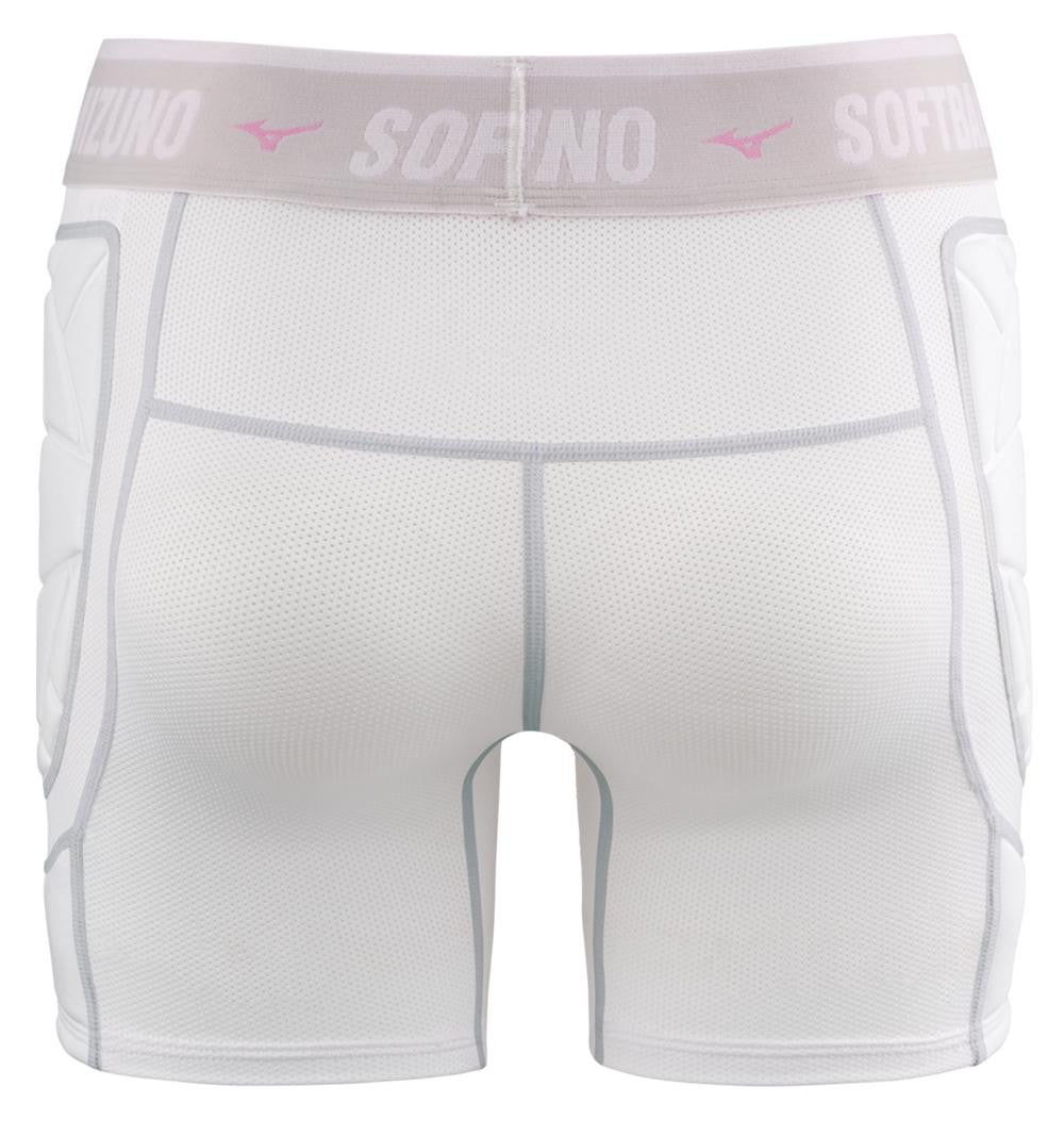 Mizuno Women’s RB Shield Padded Sliding Shorts – White