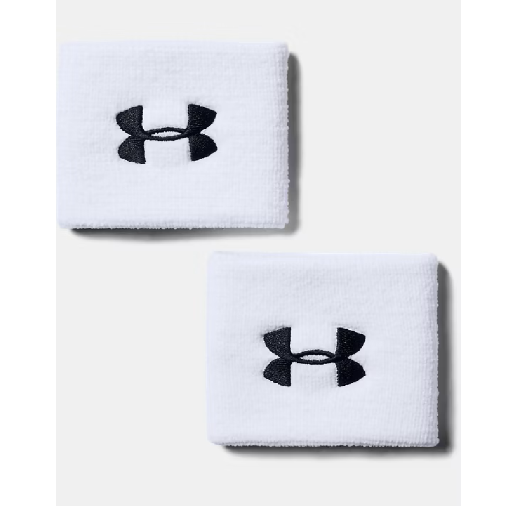 Under Armour Performance Wristband 2-Pack – White