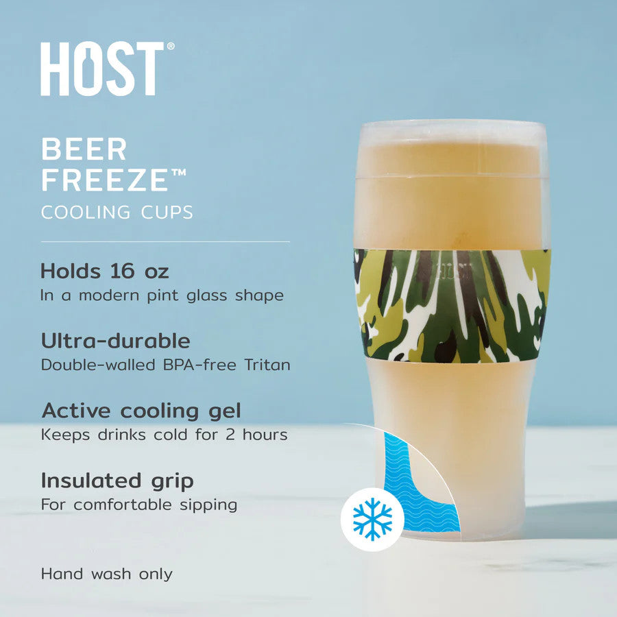 Host Beer FREEZE Cooling Cup - Camo Green