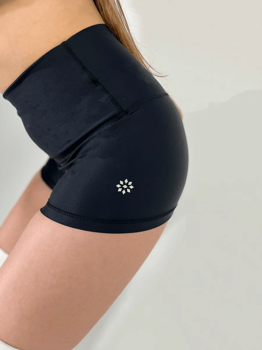 Rip-It Women's Revolution Period Protection Volleyball Spandex Shorts - Black
