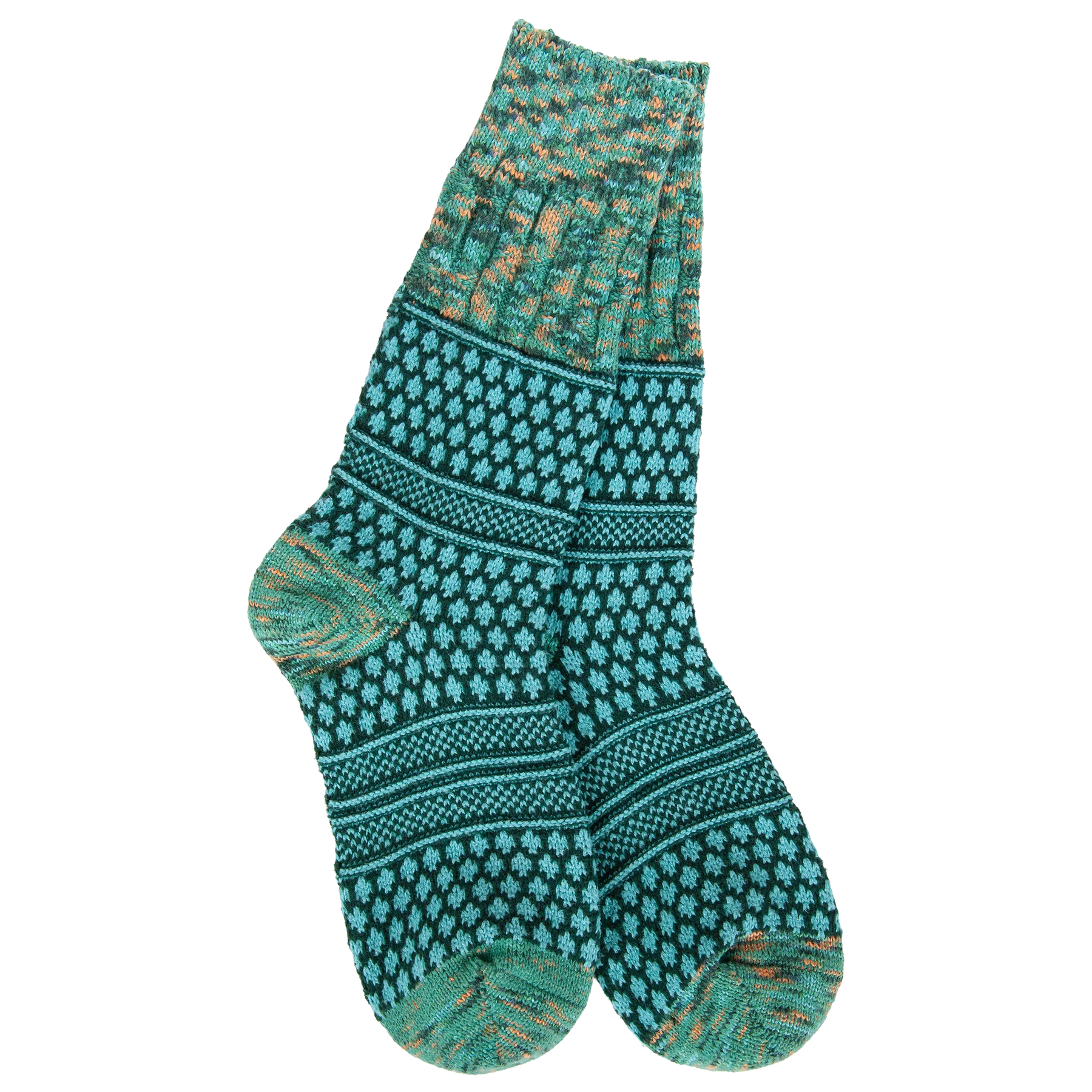 World's Softest Weekend Gallery Textured Crew - Woodland