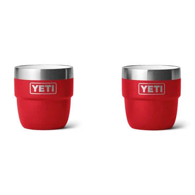 Yeti 4 oz Rambler Stackable Mug - Rescue Red 2 Pack