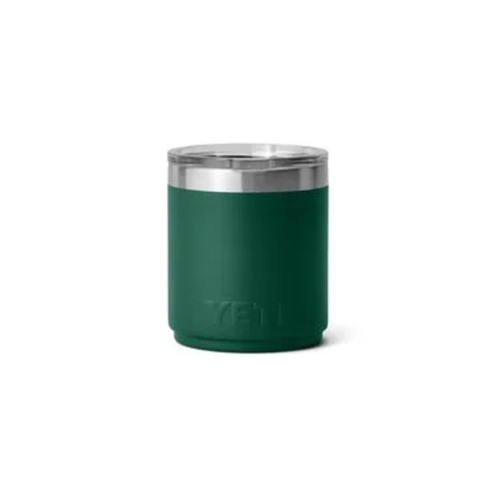 Yeti Rambler 10 Oz Stackable Lowball with Magslider Lid - Black Forest Green
