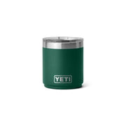 Yeti Rambler 10 Oz Stackable Lowball with Magslider Lid - Black Forest Green