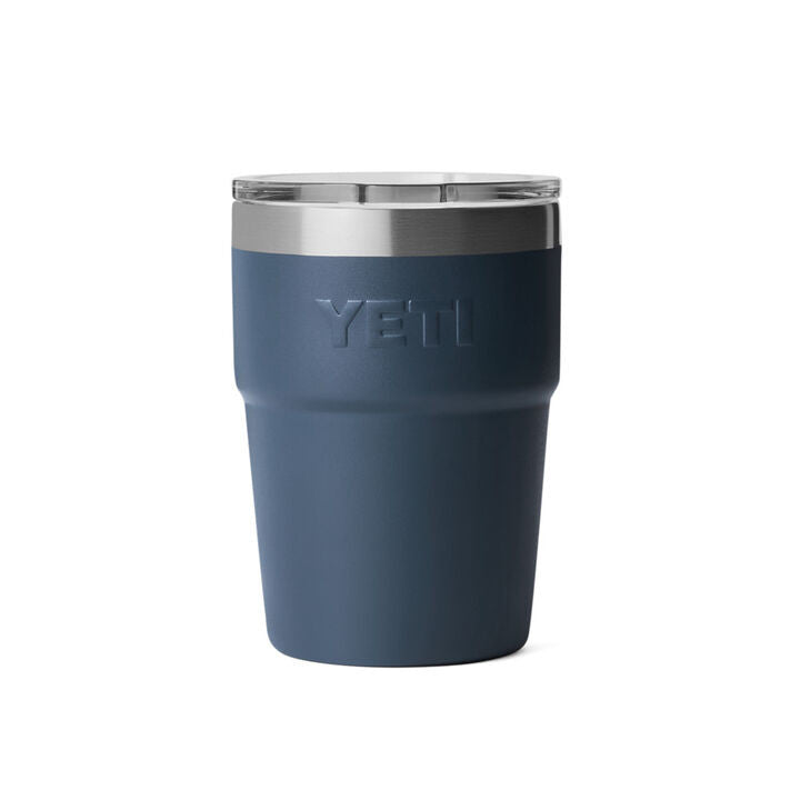 Yeti Rambler 16oz Stackable Pint with MagSlider Lid - Navy with Patriotic Badge