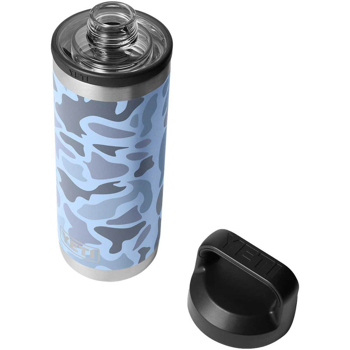 YETI Rambler 18oz Insulated Bottle with Chug Cap - Blue Camo