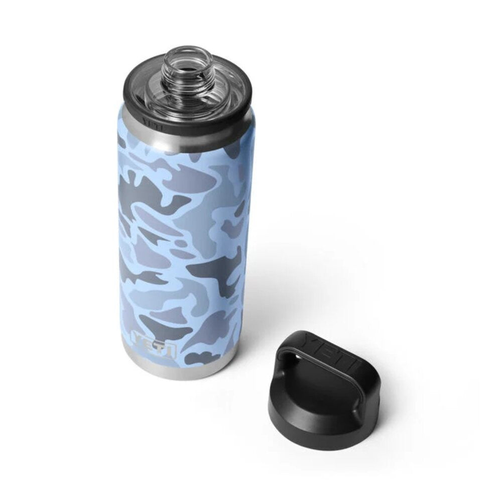 Yeti Blue Camo 26oz Rambler Bottle with Chug Cap