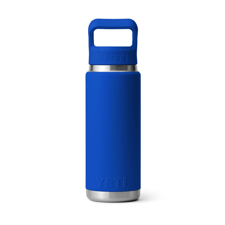 Yeti Rambler 26 Oz Water Bottle with Straw Cap - Royal Blue