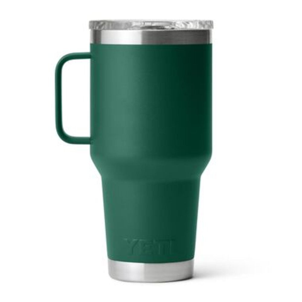 Yeti Rambler 30 Oz Travel Mug with Stronghold Lid - Black Forest Green