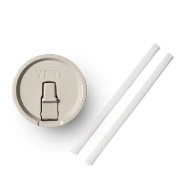 Yeti Cape Taupe 30/40oz Rambler Travel Mug Straw Lid