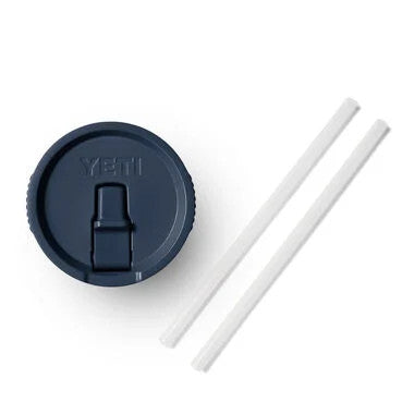 Yeti Navy 30/40oz Rambler Travel Mug Straw Lid