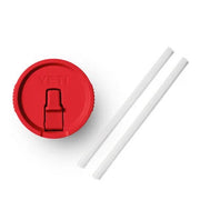 Yeti Rescue Red 30/40oz Rambler Travel Mug Straw Lid