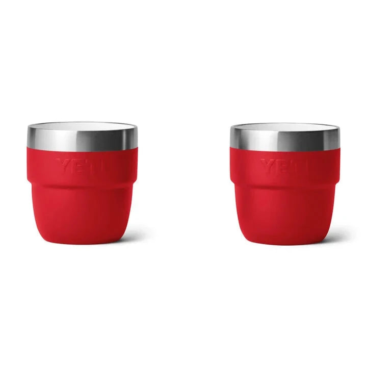 Yeti Rambler 4oz Stackable Mug Set - Rescue Red