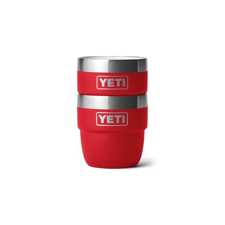Yeti Rambler 4oz Stackable Mug Set - Rescue Red