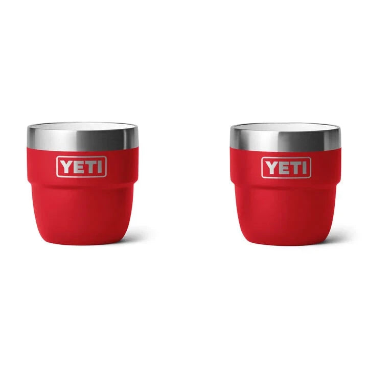 Yeti Rambler 4oz Stackable Mug Set - Rescue Red