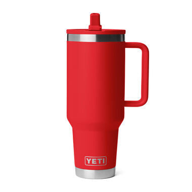 Yeti Rescue Red Rambler 40 Oz Travel Straw Mug