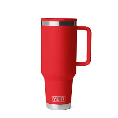 Yeti Rescue Red Rambler 40 Oz Travel Straw Mug