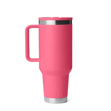 Yeti Tropical Pink Rambler 40 Oz Travel Straw Mug