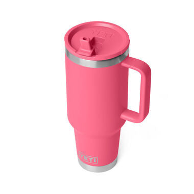 Yeti Tropical Pink Rambler 40 Oz Travel Straw Mug