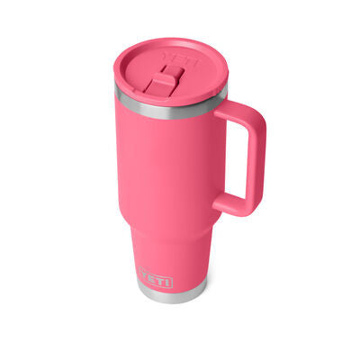 Yeti Tropical Pink Rambler 40 Oz Travel Straw Mug