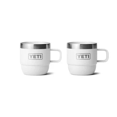 Yeti Rambler 6 Oz Espresso Mug White 2 Pack