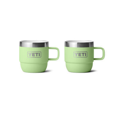 Yeti Rambler 6 Oz Stackable Mug - 2/Pack - Key Lime