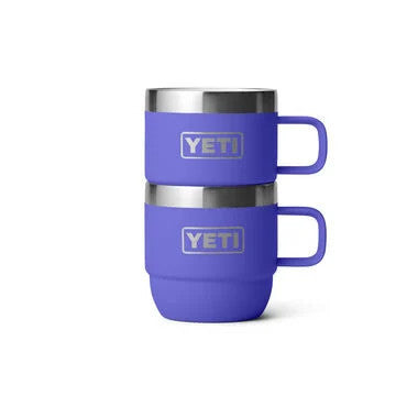 Yeti Rambler 6 Oz Stackable Mugs - 2 Pack, Ultramarine Violet