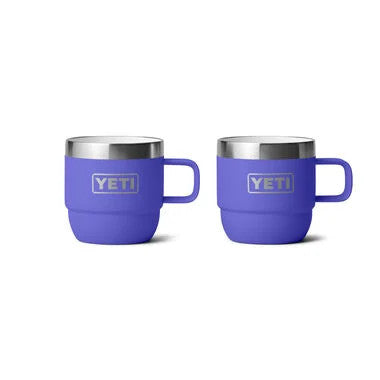 Yeti Rambler 6 Oz Stackable Mugs - 2 Pack, Ultramarine Violet
