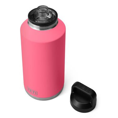 Yeti Rambler 64oz Water Bottle with Chug Cap, Tropical Pink
