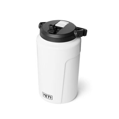 Yeti White Silo Half Gallon Jug with Magslider Straw Cap