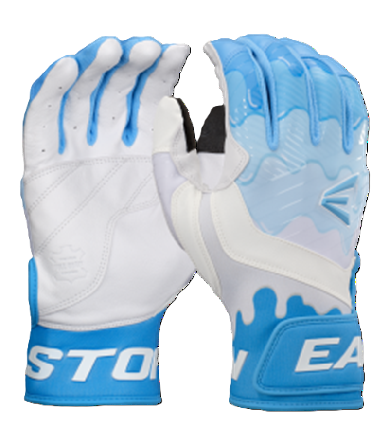 Easton Walk-Off Ethos Adult Batting Glove - White/Blue