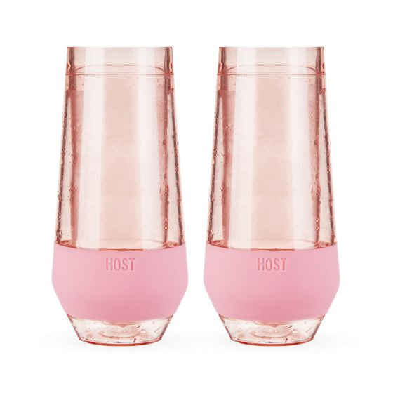Host Champagne Freeze Cooling Cups- Blush