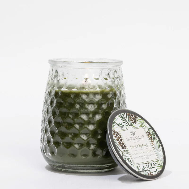 Greenleaf Silver Spruce Signature Candle